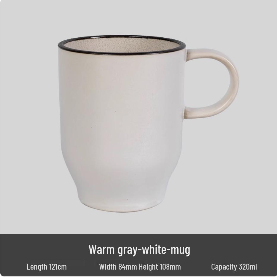 Винтажный французский матовый керамический набор посуды - Элегантные тарелки для дома или ресторана