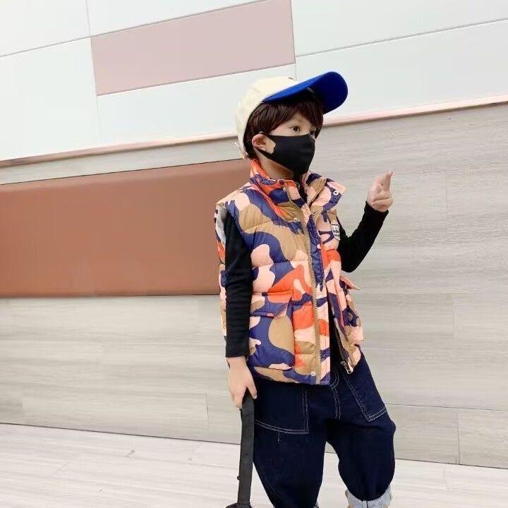 Пуховый жилет Big Goose для мальчиков и девочек, жилет на белом утином пуху, жилет для маленьких студентов, жилет