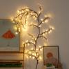 Светильники из ротанга из веток деревьев, композиция для гостиной и спальни, красочные гирлянды, праздничное свадебное украшение, светильники из веток деревьев
