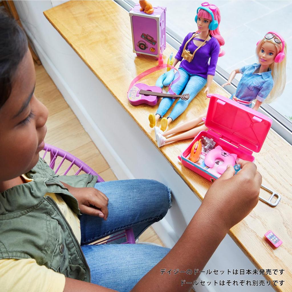 Barbie Dream House Adventure Pink Ryoko Set Dress Up Play для детей от 3 лет и старше, синий FWV25 Doll/Doll Play/Pretend