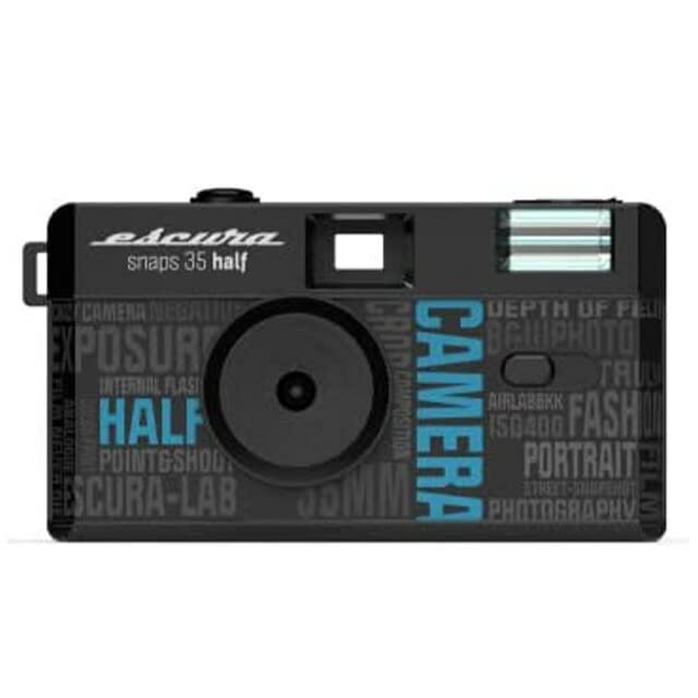 ESCURA Film Camera Takes twice as many photos as the film easy to and compact 35mm ESCURA Snaps 35 Includes black and white Half-frame - roll. Retro,