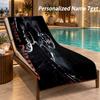 The Weeknd Custom Name Beach Towel Large Soft Towel for Indoor Bathroom Outdoor Beach