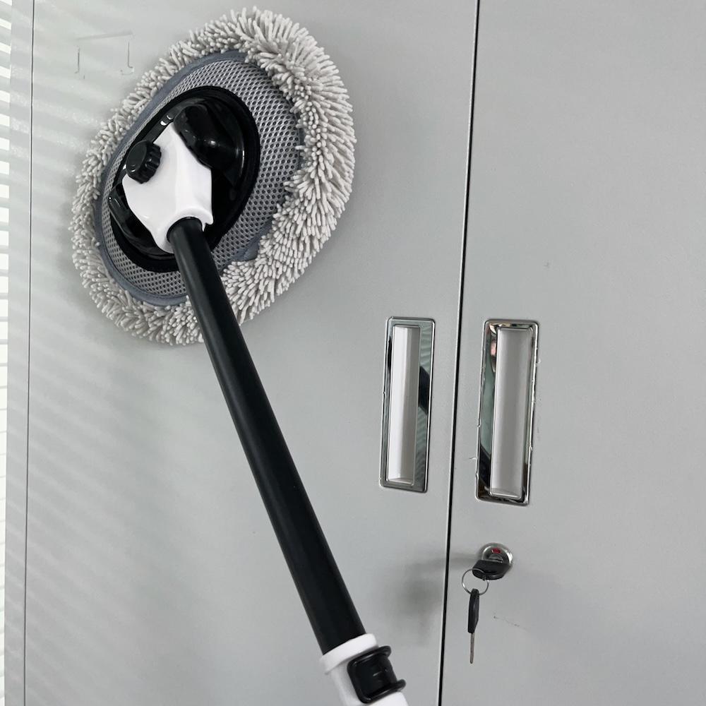 Telescopic Adjustable Rotating Chenille Long Handle Car Cleaning Brushes Kit Microfiber Car Wash Mop Brush