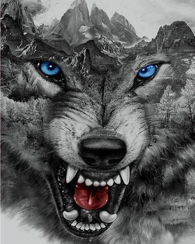 5D алмазная живопись волк полный квадратный круглый художественный горный хрусталь Алмазная вышивка животное Ловец снов мозаика вышивка крестиком домашний декор