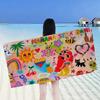 Karol G Female Singer Beach Towels Shower Towel Sauna Travel Spa Microfiber Quick Dry Gym Accessories Cute Room Decor