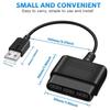 Для PS1/PS2 Dual-shock Joypad GamePad to PS3 PC USB Games Controller адаптер-конвертер кабель без драйвера ABS-материал