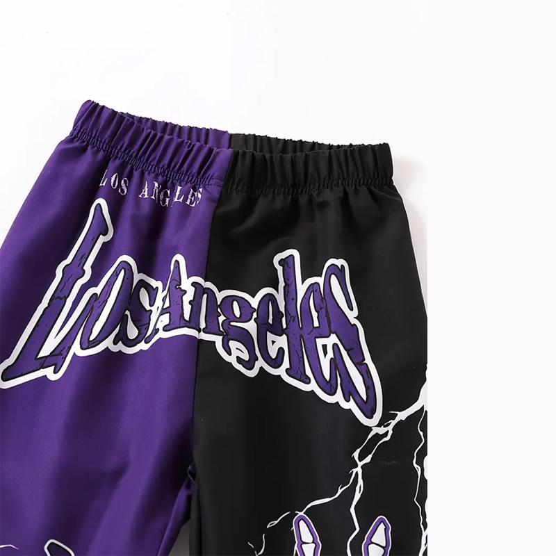 Спортивные брюки с 3D-цифровой печатью, молодежные, мужские, в стиле хип-хоп, с эластичной талией, спортивные штаны для бега