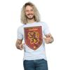 Harry Potter Mens Gryffindor Crest Flat T-Shirt