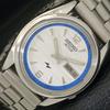 USED VINTAGE SEIKO ACTUS AUTOMATIC 7009A JAPAN MENS WHITE DIAL WATCH A433677-2 R118-a433677
