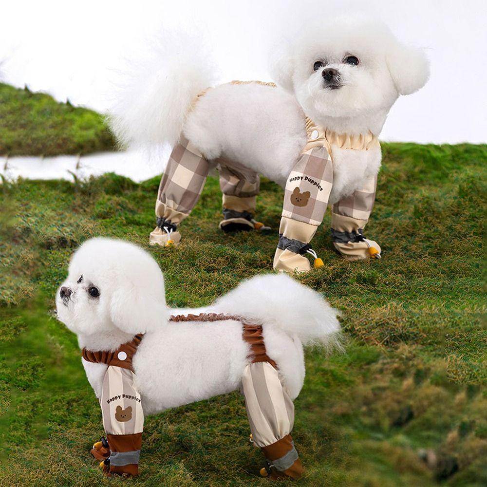 Защита всей ноги Собачьи четырехногие штаны Светоотражающая полоса Собачий комбинезон Обувь Прогулка с питомцем