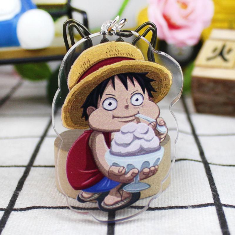One Piece брелок кулон аниме Луффи Дракон навигация король окружающий двухсторонний HD сумка кулон подарок