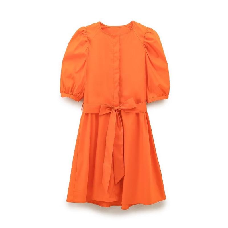 Summer Fashion European & American Women's Puff Sleeve Dress
