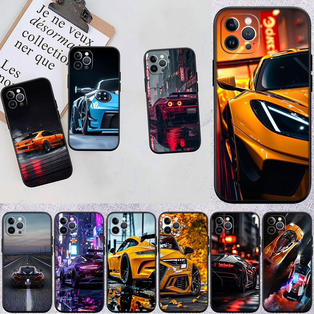 MY26 Supercar Sport Car Soft Shell Phone Case for Redmi Note 13 14 Pro+ Plus A3 A3X 13X 13C 13R 14S 14C 14R