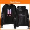Kpop Love Yourself Bts Bangtan Boys Толстовка Худи Карманный Унисекс Свитер