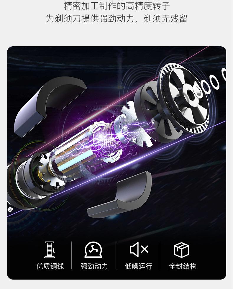 CHIGO shaver, electric shaver, men's holiday gift, beard razor, shaving razor, charging portable
