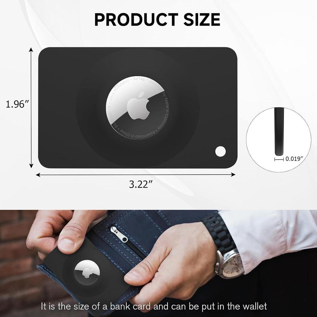 Чехол для карты Apple Airtag 2024 года: Защита трансграничного местонахождения кошелька