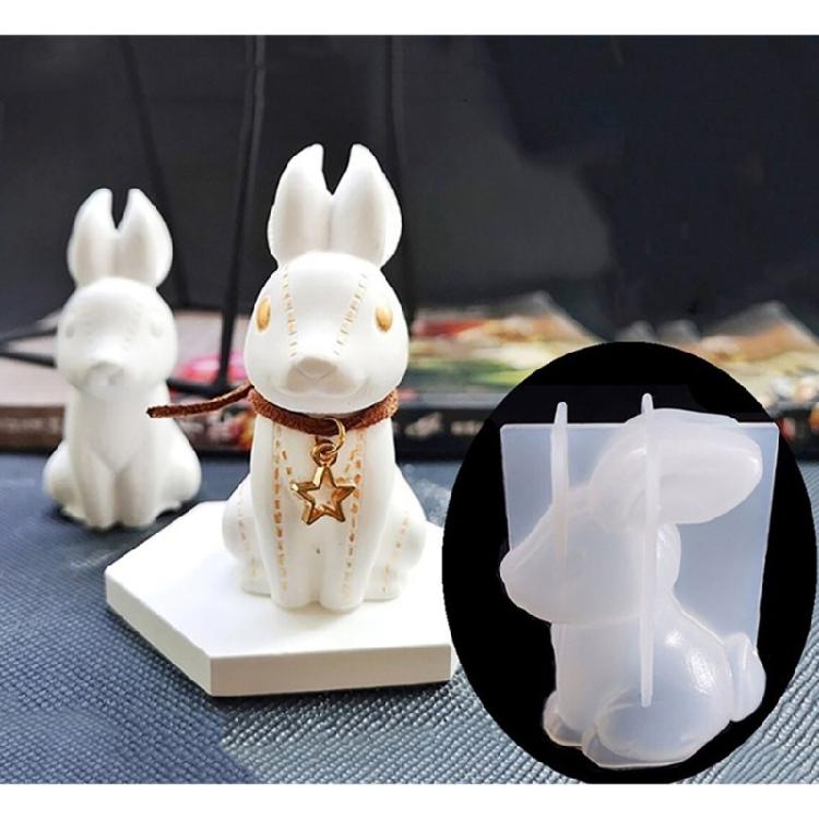 Easter Rabbit Resin Molds for DIY Art Craft Gypsum Ornament
