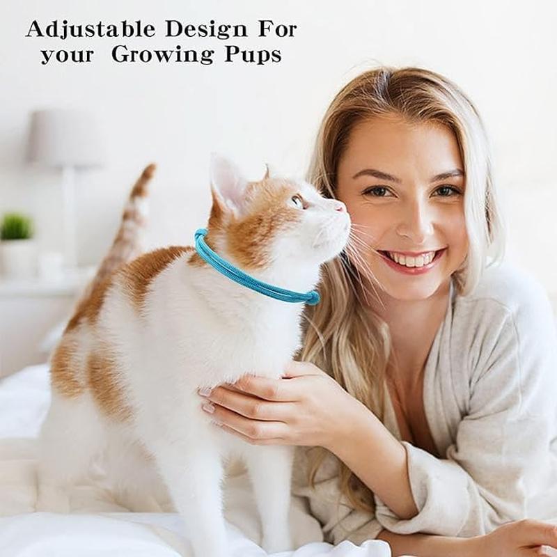 12 шт. ошейники для щенков, ошейники для щенков разных цветов, регулируемые базовые...