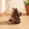 Фигурка игривых кошек 3D-печать Игривая статуэтка кошки Милая коллекционная скульптура котенка Настольная