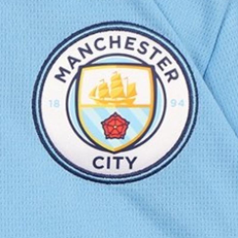 Puma Man City Home Ls Джерси с длинным рукавом Джерси Manchester City 2024 25