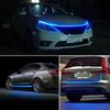 Shine Starting LED Car Hood Light Strip Auto Engine Hood Guide Decorative Ambient Lamp 12v Modified Car Daytime Running Light