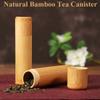 Tubes Round With Lid Handmade Bamboo Bottle Storage Box Tea Canister Organizer Container