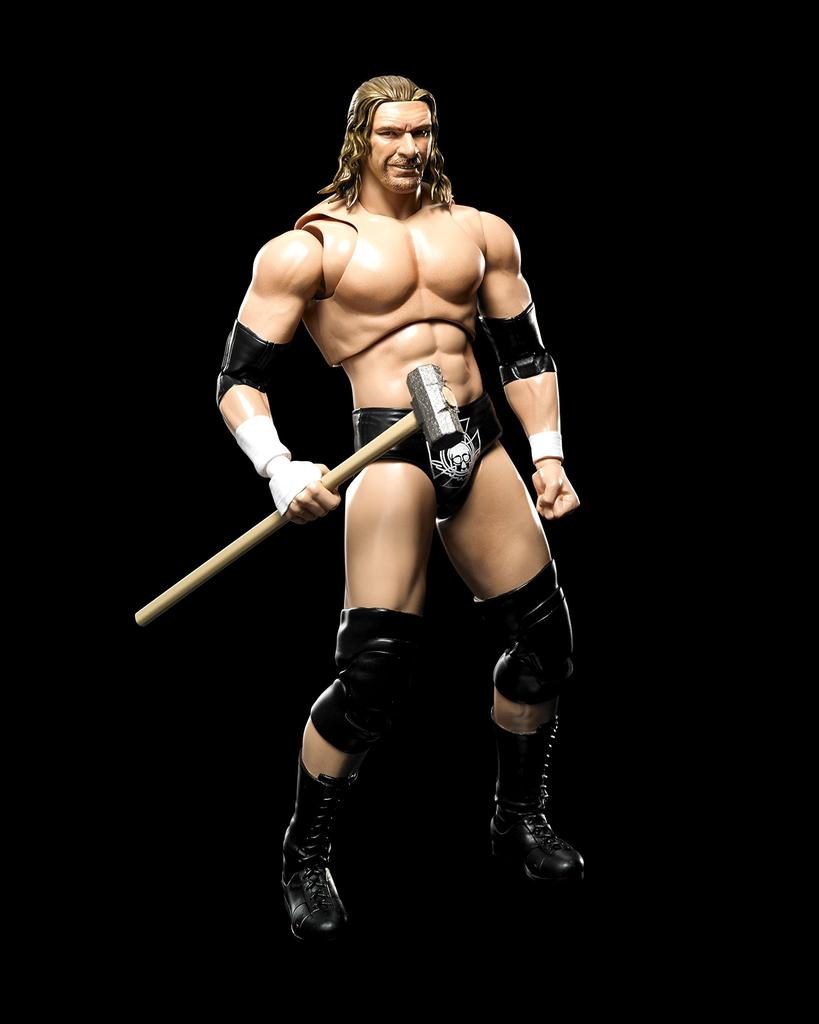 SHFiguarts WWE Triple H (приблизительно. высота 160 мм) Покрашенная шарнирная фигурка из ПВХ и АБС-пластика