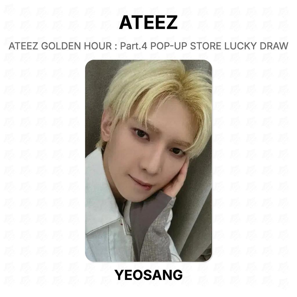ATEEZ ЗОЛОТОЙ ЧАС : Часть 4 POP-UP STORE Розыгрыш призов Официальная фотокарточка