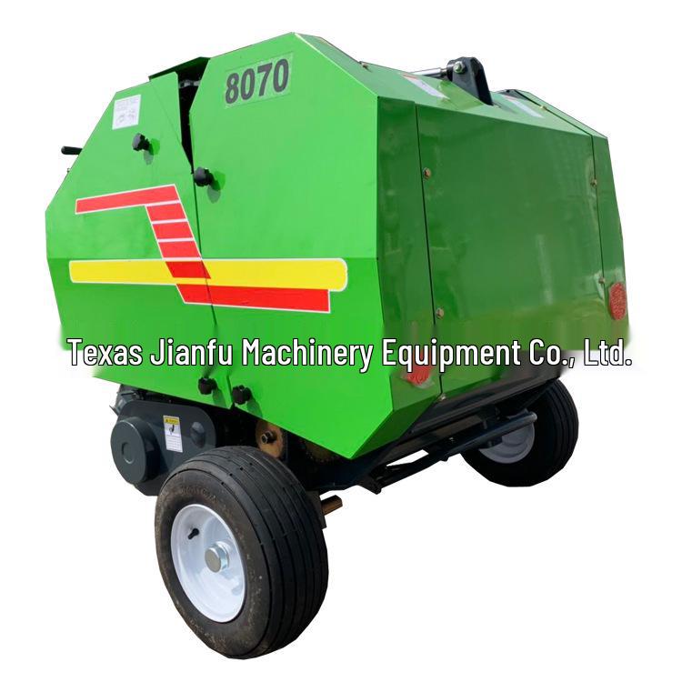 Fully Automatic Small Four-Wheel Grass and Crop Straw Baler