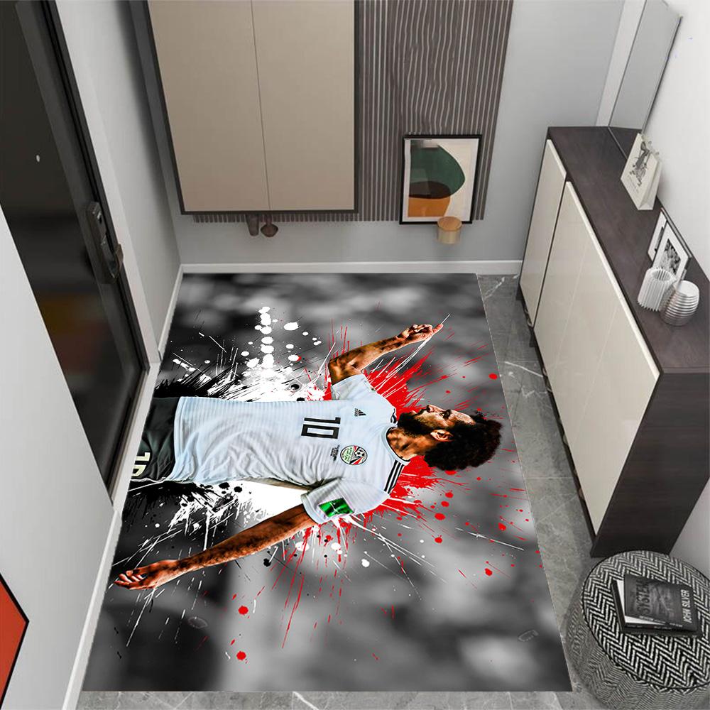 Salah's Dynamic Sprint Floor Rug Office Rug Suitable for Foyer Playrooms Dining Room Living Rooms Antislip Carpet Anime Office Decor Best for Christma