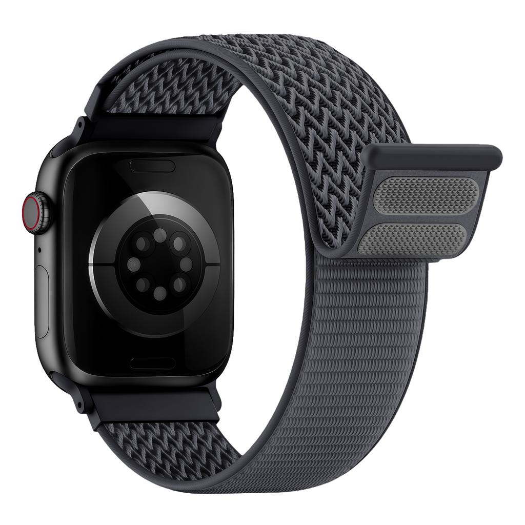 Нейлоновый петлевой ремешок для Apple Watch 44 мм 40 мм 41 мм 42 мм 46 мм 49 мм Эластичный ремешок-браслет для iWatch series 11 10 9 8 se Ultra 3 2