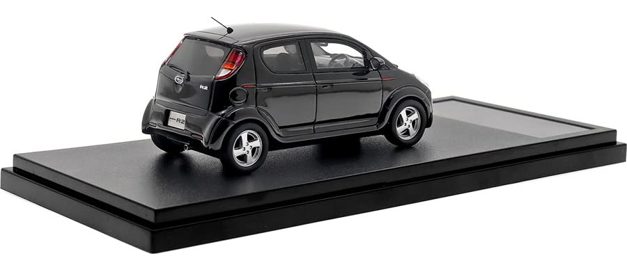 Interallied Hi Story Subaru R2 S Обсидиан Черный Жемчуг 1/43 (2003) (Готовая модель)