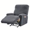 4Pcs/Set Nordic Recliner Sofa Cover 1Seater Jacquard Anti-Slip Armchair Slipcover Relax Home Single Couch Covers For Living Room
