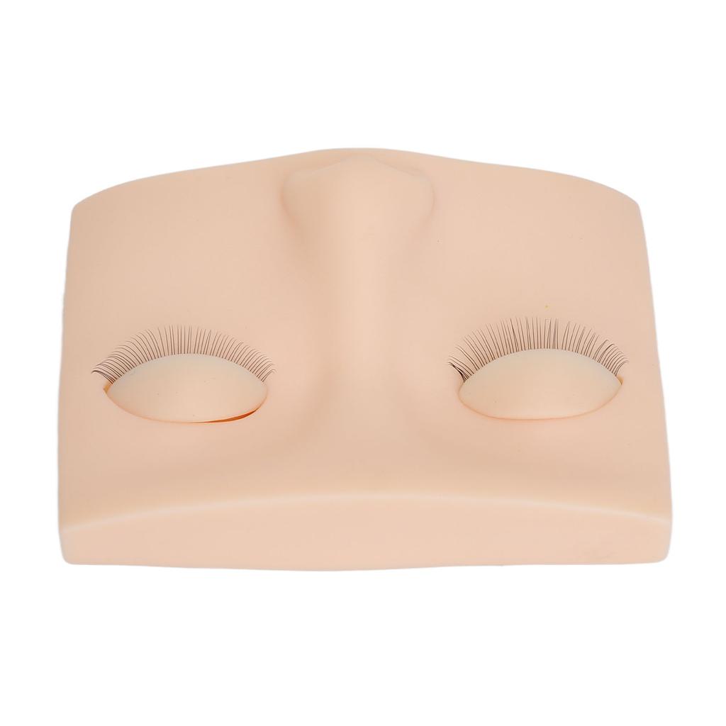 Ресницы манекен голова практика реалистичная половина лица макияж голова обучение с 3 парами съемных