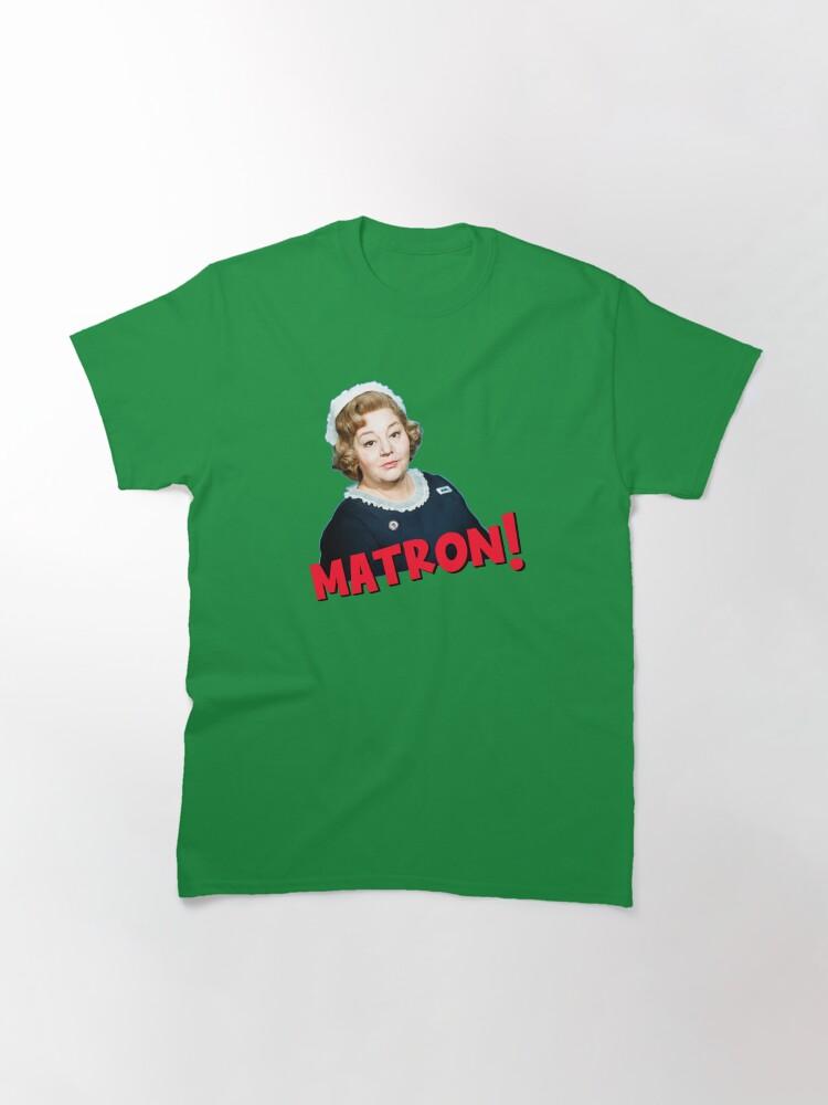 Barbara Vintage Style CARRY ON Art - MATRON! Hatti Jaques Classic T-Shirt