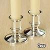 2pcs Candle Holders Shape Taper Candlestick Wedding Decoration Party Dinner Decor Candle Base Bracket Plastic Candlestick
