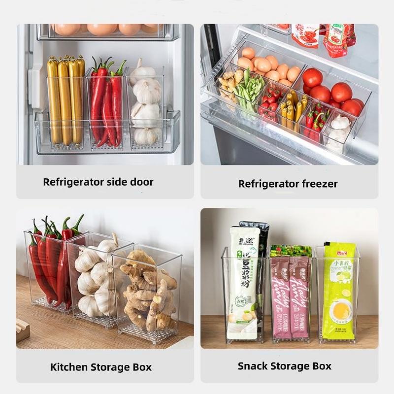 Органайзер для холодильника Ящики для хранения фруктов и продуктов Ящик для хранения Прозрачный ящик для хранения яиц Морозильник Кухонный холодильник Органайзер для хранения