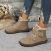 Winter Fur Snow Boots Women Ankle Boots Fashion New Walking Warm Flat Shoes Plus Cotton Non Slip Classic Mujer Chaussures