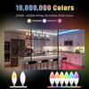 Светодиодные лампы ZigBee E14, умные регулируемые свечи, светодиодные лампы RGB+WW+CW для Alexa Google Home, приложение Alice eWelink