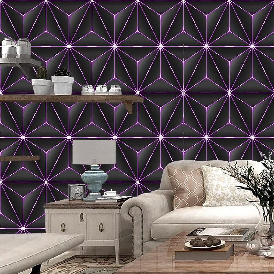 3D Geometry Pattern Peel and Stick Wallpaper Self Adhesive Contact Paper Removable Waterproof Wallpaper For Furniture Renovation