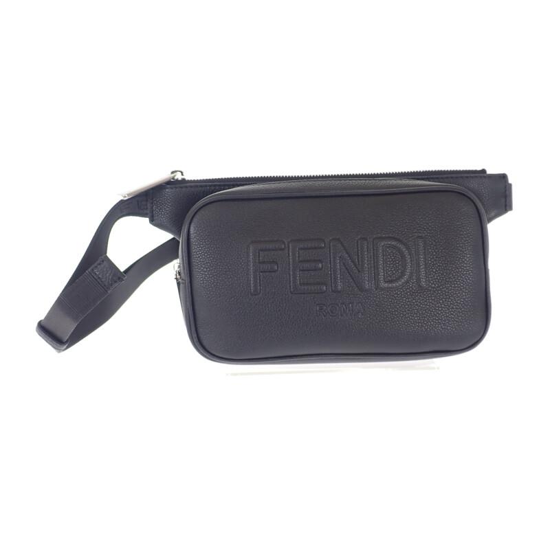 Fendi 7VA605-0AMAC сумка через плечо черная кожа мужская