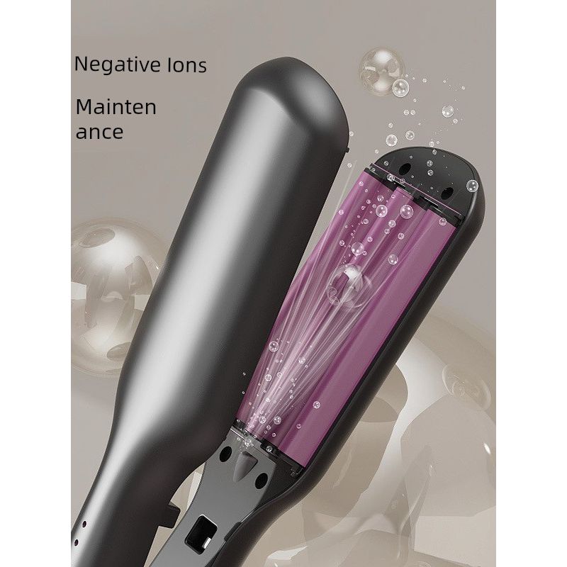 Wavy Curling Iron for Women, 9mm Ultra-Fine Small Size, Water Wave Egg Roll Hair Curling Iron, Egg Roll Hair Curler