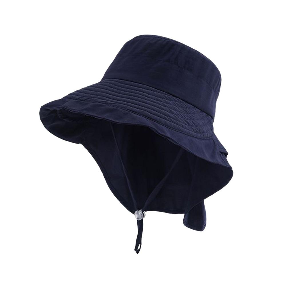 New Adjustable Women's Sun Hat Wide-brimmed Neck Protection Summer Sun Cap UV Protection Outdoor Travel Hiking Hat