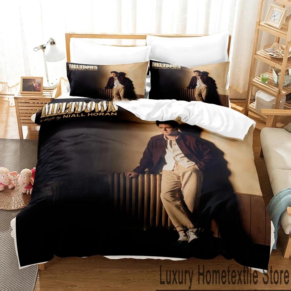 3D Print Niall Horan Bedding Set Boys Girls Twin Queen King Size Duvet Cover Pillowcase Bed Boys Adult Home Textileextile
