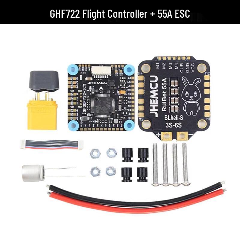 JHEMCU F722 3-6S FPV Дрон Контроллер Полета и Стек ESC