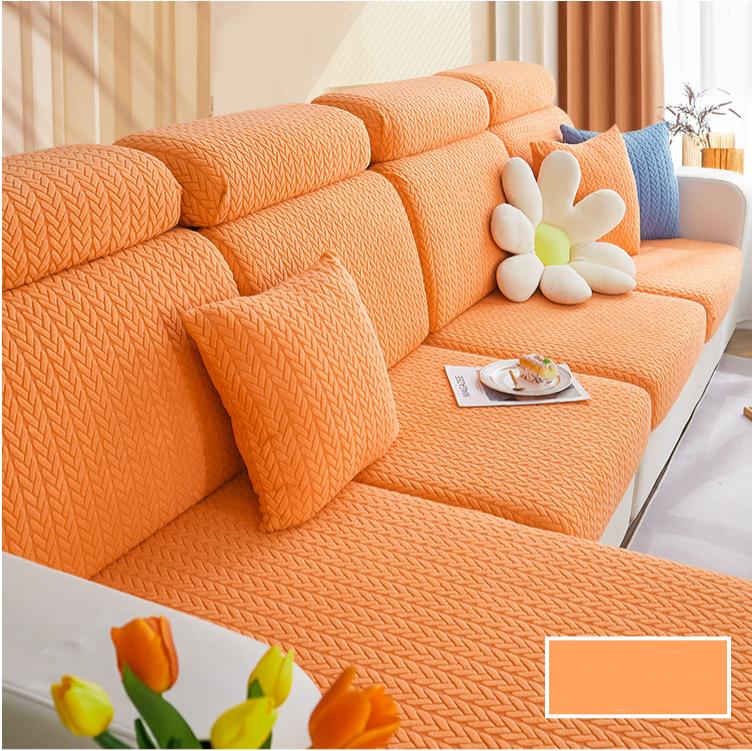 Толстый жаккардовый эластичный чехол для подушки на сиденье дивана, чехол для дивана, секционный диван, L-образный угловой сменный защитный чехол