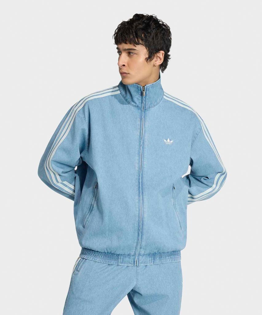 Adidas Denim Firebird Track Jacket - Light Blue / Kx1196