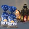 25/50pcs  Eid Mubarak Gift Bags Plastic Candy Cookie Bag Ramadan Kareem Decor Islamic Muslim Party Supplies Eid Gifts Bags