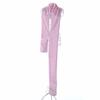 Women Long Warm Plush Velvet Hooded Scarf 3 In 1 Pocket Gloves Hats