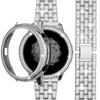 Strap Case Protector for Samsung Galaxy Watch 6 5 40mm 44mm Metal Bracelet for Galaxy Watch 4 44mm 40mm Band Diamond Cover Frame